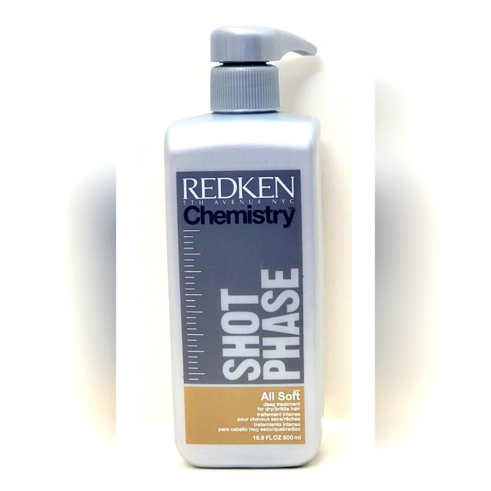 REDKEN Chemistry SHOT PHASE ALL SOFT DEEP TREATMENT 16.9 oz Dry/brittle Hair